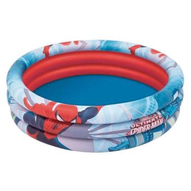 Imagem de Piscina Inflável Mor Homem-Aranha 200 Litros 3 Anéis