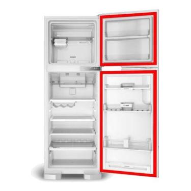 Imagem de Kit Gaxeta Borracha Geladeira Para Dako Redk375 Porta Inferior e Super