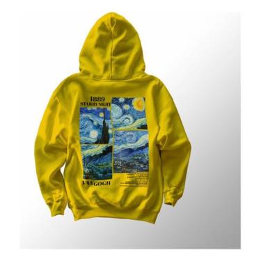 Imagem de Blusa Moletom Personalizado Designer Noite Estrelada - Lobo Sete, Amar