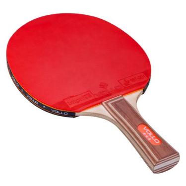 Imagem de Raquete Madeira Borracha Impulse Aprovada ITTF Tênis de Mesa Ping Pong