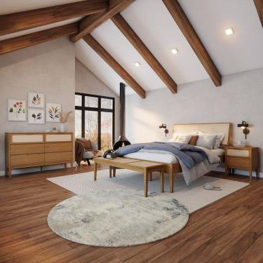 Imagem de Cômoda 6 Gavetas Madeira Maciça Viena Mel