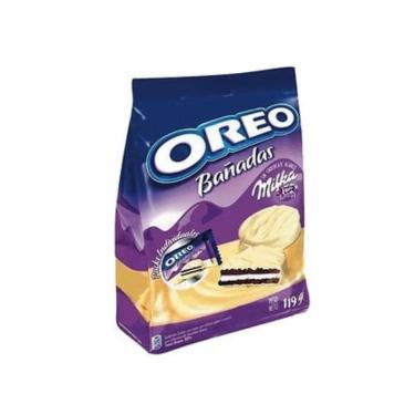 Imagem de Oreo Bañadas Milka Chocole Branco C/ 7unid - Importado