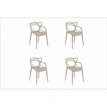 Imagem de Conjunto 4 Cadeiras Allegra Rivatti Nude