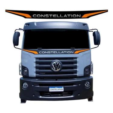 Imagem de Faixa Adesiva Constellation Caminhão 2023 Volkswagen Laranja