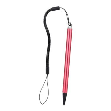 Imagem de Zyyini Caneta Resistiva Caneta Conveniente de Tela para Pda POS Navigator, Corda de Mola, Adequada para Tablet para Celular MP4 Board Dispositivo da Placa (Vermelho)