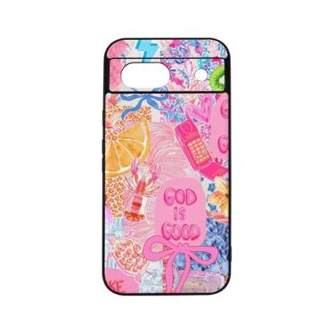 Imagem de qizjio Capa de telefone cristã preppy à prova de choque colagem Jesus capa de telefone para Google Pixel 8A