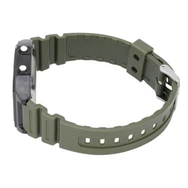 Imagem de Generic Relógio Eletrônico, Desgaste de Tira Resistindo a Tela Multifuncional de 150mAh Bateria Ao Ar Livre Assistir à Prova de água Curta para Homens Mulheres para a Festa de Pesca de Viagens (Verde)