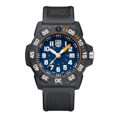 Imagem de Luminox - Relógio masculino Navy Seal de 45 mm - Relógio militar e relógio de mergulho - Função de data - Resistente à água 200 m - X3.CE03.NSF - Feito na Suíça
