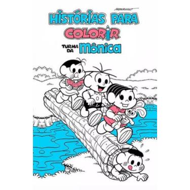 Imagem de Hq Histórias Para Colorir Turma Da Mônica Edição 4, Panini
