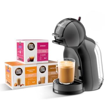 Imagem de Kit Cafeteira Nescafé Dolce Gusto Mini Me Preta 220v + 30 Cápsulas