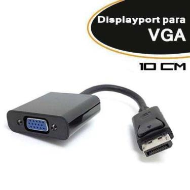 Imagem de Cabo Displayport Macho P Vga Femea Cb Dvga F3