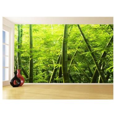 Imagem de Papel De Parede Floresta Tropical Bambu Folha 3,5M Xna220 - Você Decor