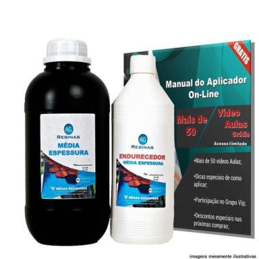 Imagem de Resina Crystal Media Espessura De 1Kg - Resinas Ag