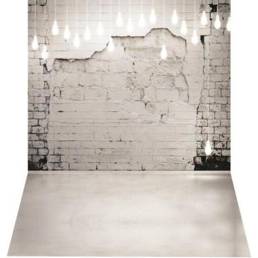 Imagem de Fundo Fotográfico Em Tecido Newborn Parede Tijolos 1,50X2,20 - Mix est