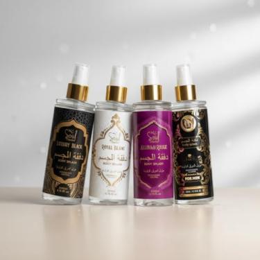 Imagem de Kit Body Splash Arabe 200ml Masculino E Feminino Alta Fixação