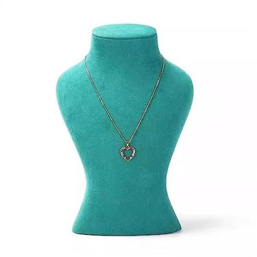 Imagem de Suporte de joias Suporte de exibição de joias, suporte de exibição de joias, expositor de busto, corrente/pingente para exibição de joias, colar de exibição de joias (tamanho: M)