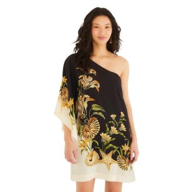 Imagem de Vestido Farm Rio Ombro Só Estampado Concha Surreal-Feminino
