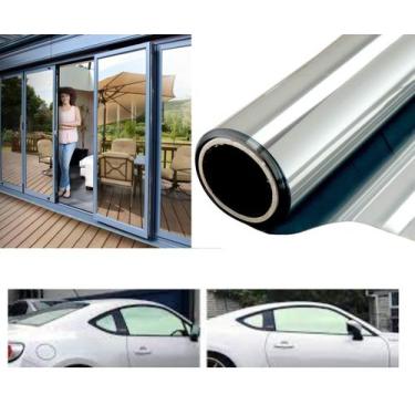 Imagem de Pelicula insulfilm prata espelhado g5 50cmx1metro - NEXFIL