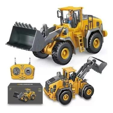 Imagem de Trator Pá Carregadeira Escavadeira Com Controle Remoto YG258G - Wian