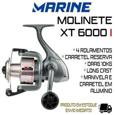 Imagem de Molinete xt 6000 marine freio de 10kg