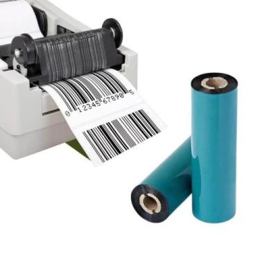 Imagem de RIBBON PRETO CERA 110mmx74m STANDARD AUTOMATECH - KIT C/2un