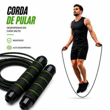 Imagem de Corda de Pular para Exercícios ao Ar Livre Fitness 3M - ZonaCriativa