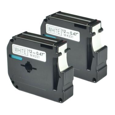 Imagem de Fita para Etiquetador Hammer MK-231 12MM 8METROS Compatível PT-70-80 Branco