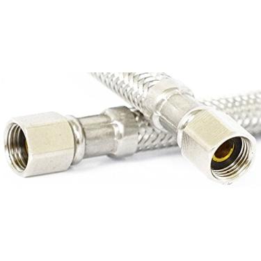 Imagem de LASCO 10-0946 Máquina de gelo de 7,6 cm, aço inoxidável trançado, pacote com 25, 25 unidades