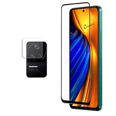 Imagem de Kit Película 5D 9D Ceramica Compatível com Xiaomi Poco F4 5G + Película Lente Transparente