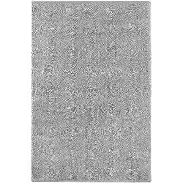 Imagem de Tapete Para Sala Mira Carving Chumbo 1,00x1,50 São Carlos