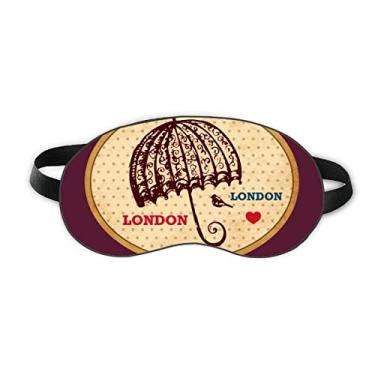 Imagem de Reino Unido London Carimbo British Sleep Eye Shield Capa para sombra noturna macia