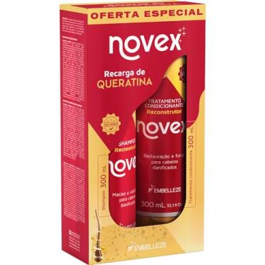 Imagem de Embelleze - Kit Novex Sh+Cond 300Ml Recarga De Queratina