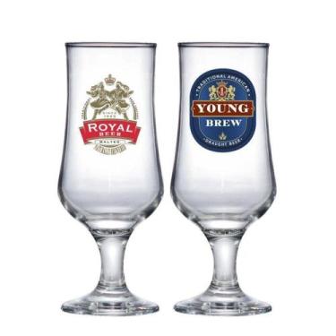 Imagem de Jogo de taças de cerveja barcelona harry hour 400ml 2 peças - Ruvolo
