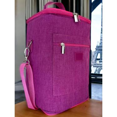 Imagem de Bolsa Para 4 Garrafas Porta Vinho Wine Bag Cooler Cerveja Gin Champanh