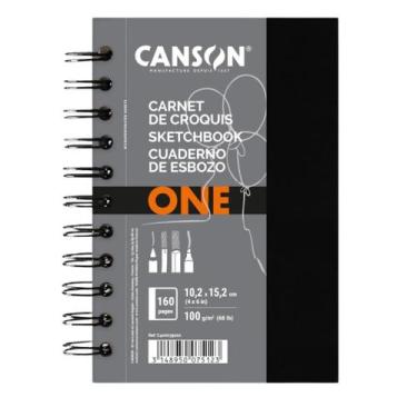 Imagem de Caderno Sketchbook One Espiral 10,2x15,2cm 80 Folhas - CANSON