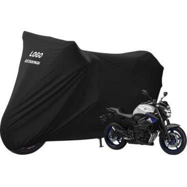 Imagem de Capa Tecido Helanca Lycra Moto Yamaha XJ6 N Sob Medida - Mz, Preta