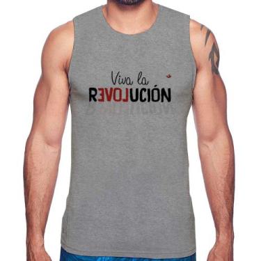 Imagem de Regata Viva la Revolución - Foca na Moda, Cinza, GGG