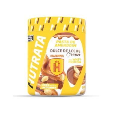Imagem de Nutrata Pasta de Amendoim Sabor Dulce de Leche Havanna CREAM 600g