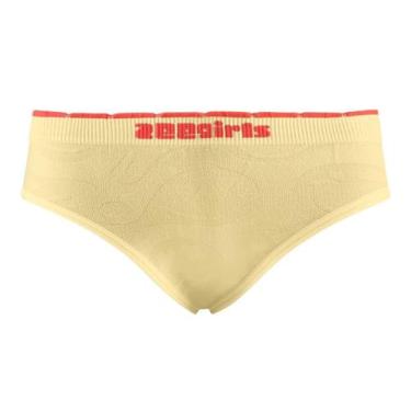 Imagem de Calcinha Tanga Infantil Sem Costura Zee Rucci, Amarelo 2014, V14, GG -
