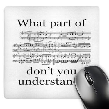 Imagem de 3dRose Mouse pad LLC 20 x 20 x 0,63 cm, The Musician's Music (mp_112161_1)