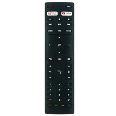Imagem de Controle remoto de substituição por voz RM-C3329 compatível com Konka U5 Series 4K Smart Android TV 55U55A 43U55A 65U55A 75U55A 75U55A 50U55A