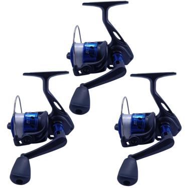 Imagem de Kit 3 Molinete Marine Sports Star 3 Azul Com Linha