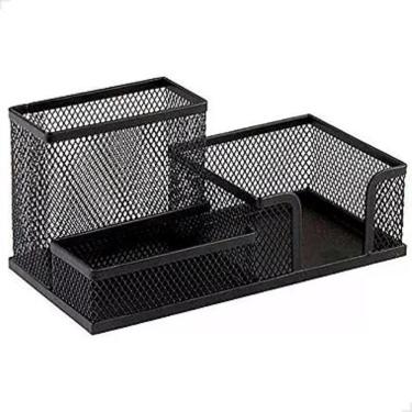 Imagem de Organizador Mesa Escritorio Aramado Porta Treco Marca Lorben