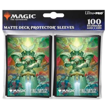 Imagem de Ultra PRO - Final Fantasy x Universes Beyond Summon Knights of The Round 100ct Deck Protector Sleeves for Magic: The Gathering | Trading Card Accessories, Collectible Games, Final Fantasy Collectibles