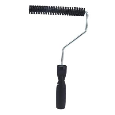 Imagem de IEUDNS Rolo de fibra de vidro, ferramenta de remoção de bolhas, manual, rolo de bolhas portátil multiuso para banheira, chuveiro, barco, reparo, casa, ao ar, Cabeça 28mmx200mm