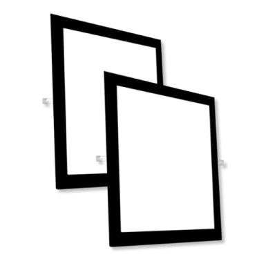 Imagem de 10 Painel Plafon Embutir Led 25w Quadrado Bivolt Preto 30cm (Branco Frio)