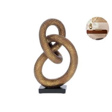Imagem de Escultura Decorativa Enfeite Moderna Abstrato Em Luxo - Casa Hera Mari