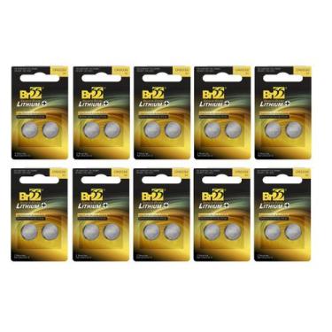 Imagem de Bateria Moeda Cr 2032 Cr-2032 3V Lithium Cartela Cr2032 20Un - Flexgol