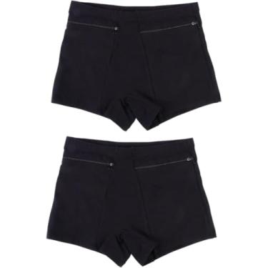 Imagem de 2 Pcs Anti-roubo Roupa Interior Feminina Calcinha Lingeries Roupa Interior Calças Curtas Anti-esvaziado Shorts Boyshorts Cuecas Verão Roupa Interior Shorts De Segurança