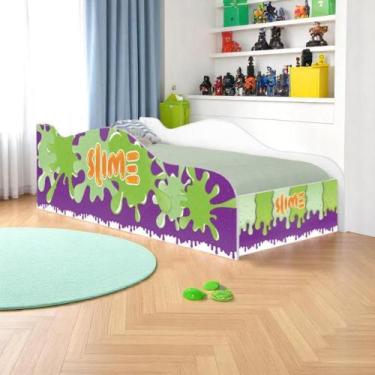 Imagem de Cama Carro Fun Adesivada Slime Menino Solteiro - Kids Mobili